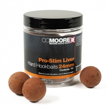 CC Moore Pro-Stim Liver Hard Hookbaits 24mm